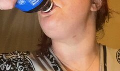 Chugging a Cola - Sexy Sequel with Close Ups! Lots of Sounds! Second Episode