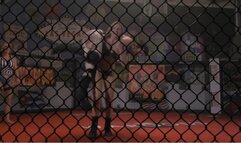 Irene Silver vs Lora Cross Battle in the Cage