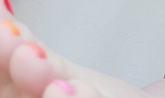 Barefoot Pedicured Candy Toes JOI Cum Countdown