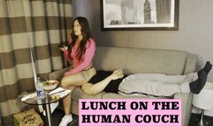 Goddess Jordyn - Eating Lunch On The Human Couch - {HD 1080p}