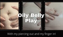 Cum For And On My Oily Belly