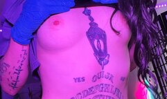 Gloved Home Nurse Collects Sample