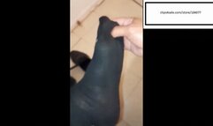 Kristi Feet afterwork on rainy day