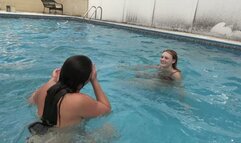 Aaliyah and Tyler Lynn: Pool Fun Part 2 4k