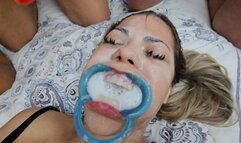 MOUTH OPENER GANG TO SPIT - VOL # 189 - SEVEN GIRL - NEW MF JUNE 2023 - CLIP 01 - Exclusive MF girls