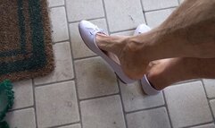 Made to crossdress - female ballerina shoes