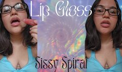 Lip Gloss Sissy Melt - Mesmerized by Countess Wednesday's Shiny, Glossy Lips into Becoming a Pussy Free Loser Who is Caged, a Pay Bitch, Cuckolded, and Feminized - MP4 1080p Mobile