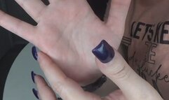 Hand Worship On Desk Close Up (MP4) ~ MissDias Playground