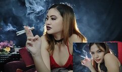 Kimmie, Laila, Narda Smoking Doubles