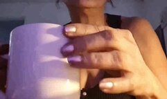 Latina milf lolas too much coffee Tummy Ache 3xs in one day Runny D Toilet Sounds smoking on her phone rubbing her bloated aching belly toilet fetish spying and Sounds mkv