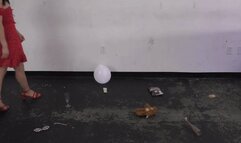 Red White and Balloons