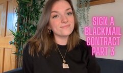 Sign a Blackmail Contract Part 3