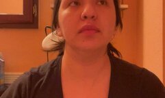 Crying because my baby daddy was being mean