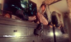 Brass Knuckle High Heel Boot Fascination low res verion