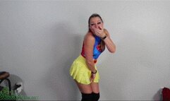 Farting Superheroine Dakota Charms HDWMV