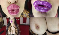 Stepmom mesmerizes you with deep powerful juicy kisses and phenomenal cleavage