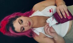 Smoking Brat Gets Face Fucked