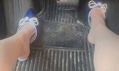 Trixie Love Pedal Pumping and talking to you while driving hard and fast