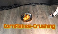 Crushing cornflakes - Kornflakes zertreten