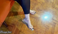 Braga Feet - FootJob In Big Black Cock