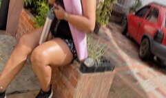 Balbina pedal pumping fight with broken corsa with JOI at the end