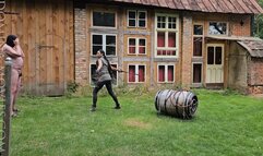 From the Hidden T*** Farm II - Corporal Punishment and Public Shower