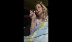 Chain- smoking My first 2 cigs in the morning