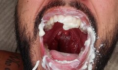 My mouth, covered in cum - Lalo Cortez