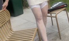 The tennis coach gets his