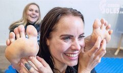 Girl on girl tickling domination with Kate and Yelena (4K 2160p)