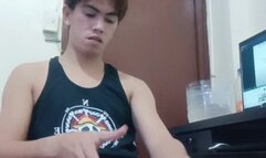 Young Gay Twink get milked by a masturbator