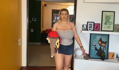 step-Mommy drags you to the lingerie shop