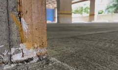 Milah Arches walking on sexy ellie heels