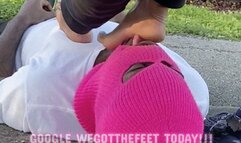 TONGUE OUT FOOT LICKER