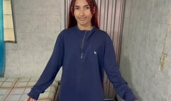 I play with my belly button and they step on it