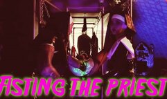 Fisting the Priest with Mistress Patricia and Ava Von Medisin @mazmorbidfetish #fisting #fistingfriday #mistress