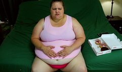 Diet Fail - Donut Stuffing Weight Gain Expansion