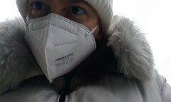 Completely wet yoga pants in the middle of the street - Video re-edited in 1080HD