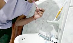 brushing my teeth C4Sjiggle23