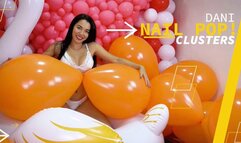 Dani Radiant Nail Pop Delight with Orange Pic Pic 16" Balloons - 4K