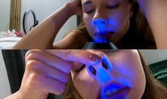 Smelling colored smoke