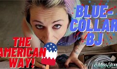 Blue-Collar BJ the American Way! - JennaCyde - Femdom - big tits