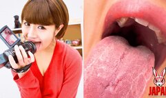 Dental and Oral Self-Shots: Playful tongue of Konoha Kasukabe