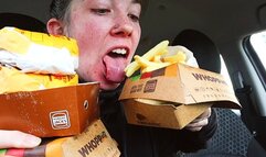 4760 Cal Family Feast for One: Stuffing my skinny ass in the car WMV