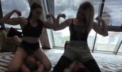 Double Trouble Competition Challenge with Muscle Dolly & Pamela Strong