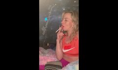 Smoking an Eve 120 with bronchitis