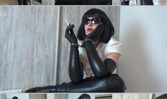 Smoking cigarette in handcuffs 47