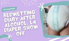 Bedwetting Diary Soaked L4 Night Diaper Show Pt 2