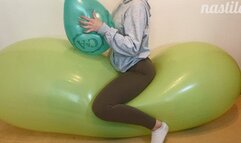 green balloon destruction