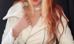 Smoking Marlboro red while taking off my coat slowly